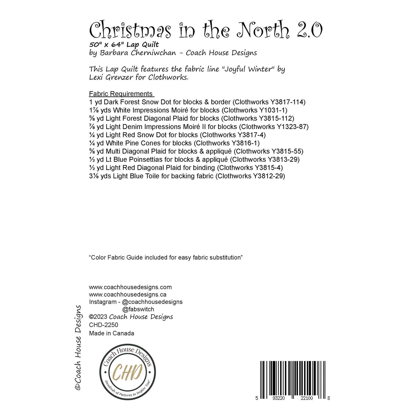 Christmas in the North 2.0 Quilt Pattern
