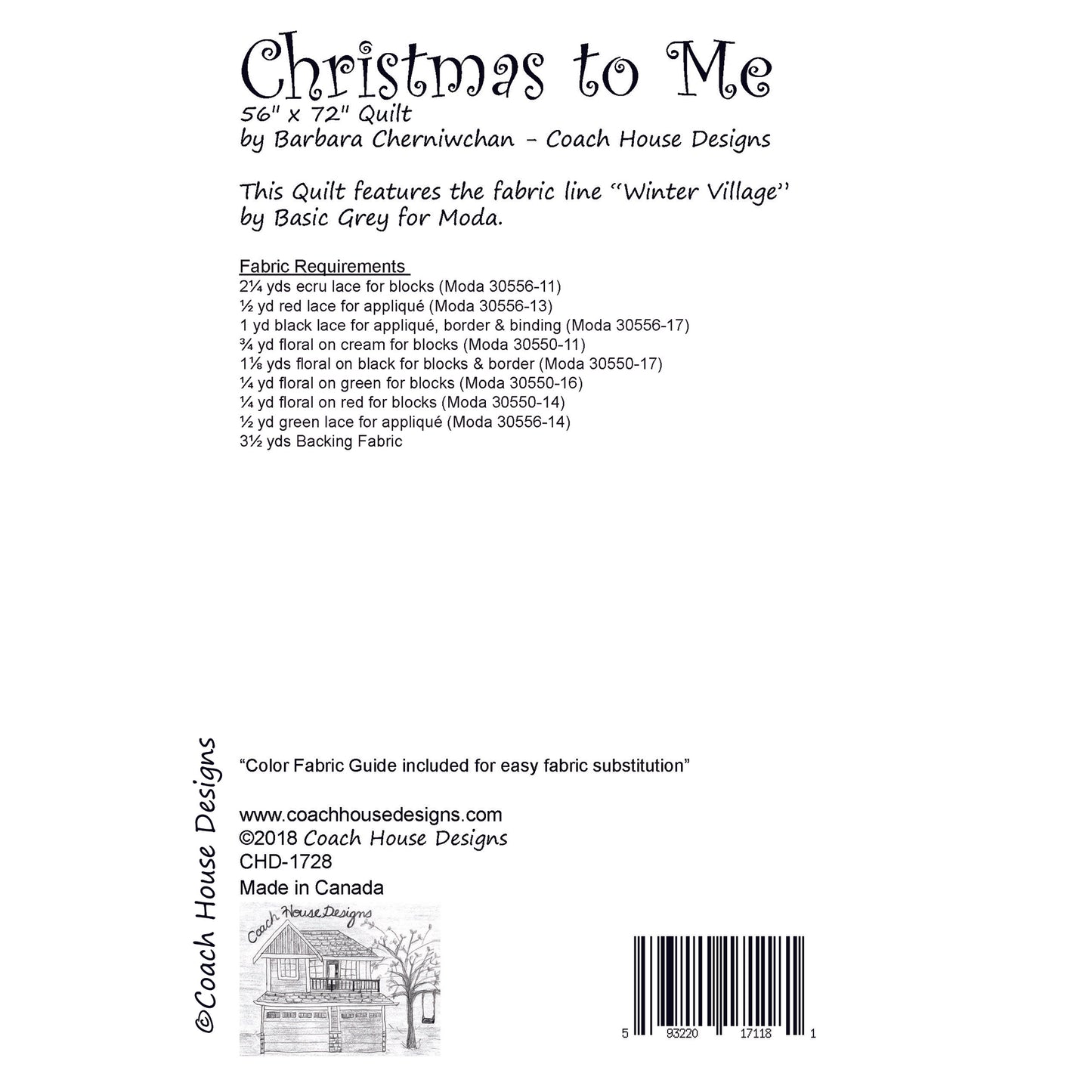 Christmas to Me Downloadable PDF Quilt Pattern