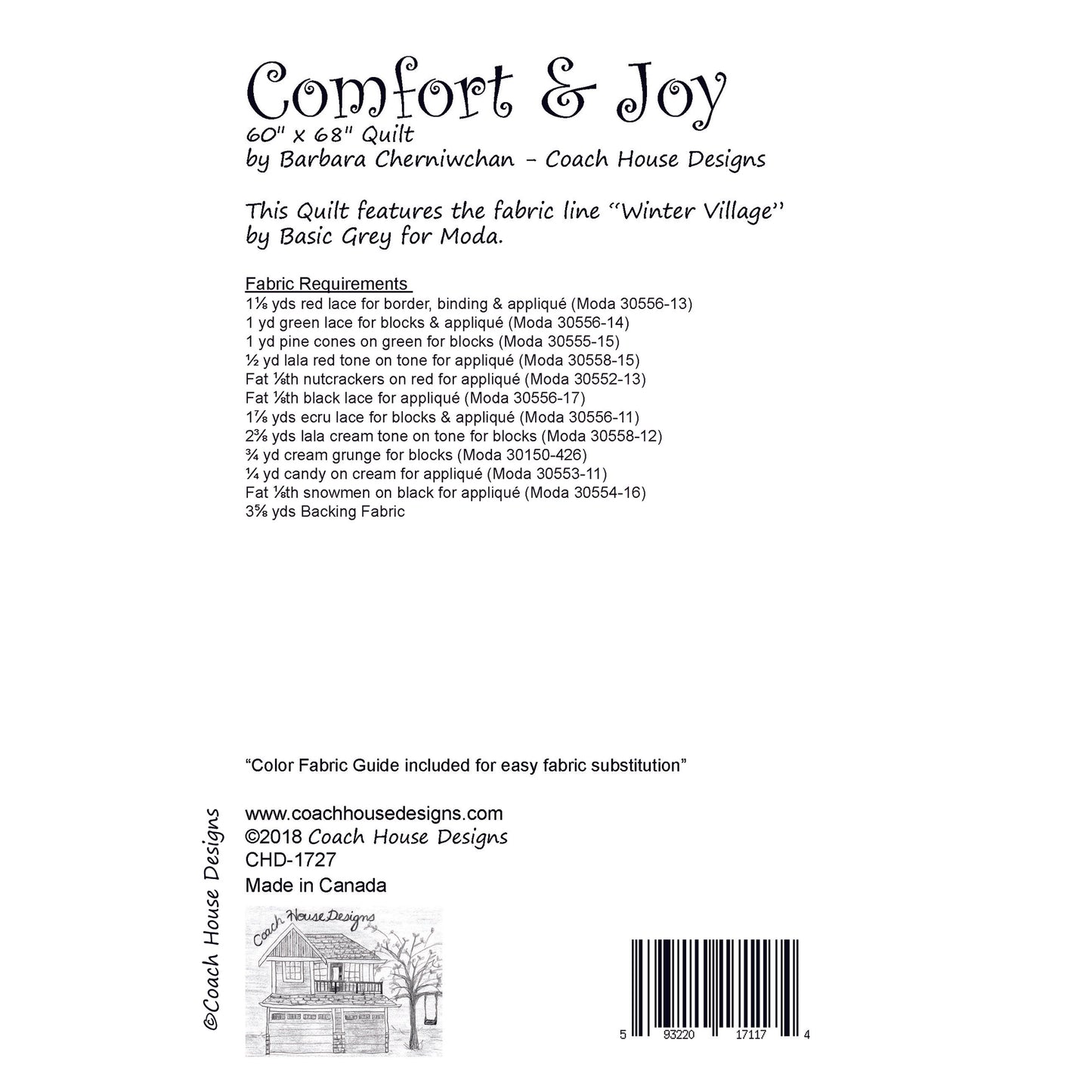 Comfort & Joy Downloadable PDF Quilt Pattern
