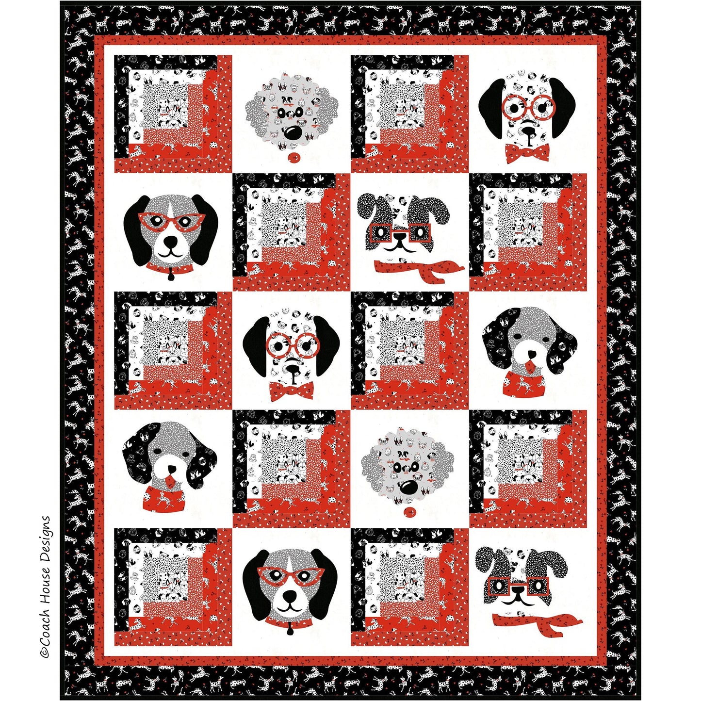Dog Days Downloadable PDF Quilt Pattern