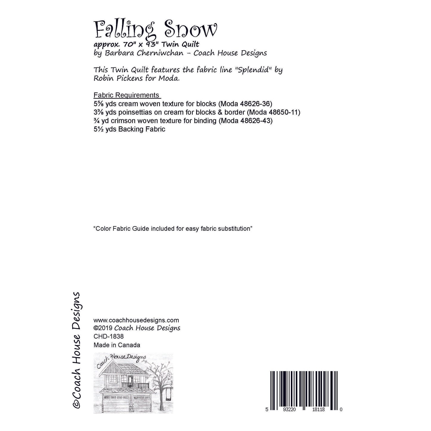 Falling Snow Quilt Pattern