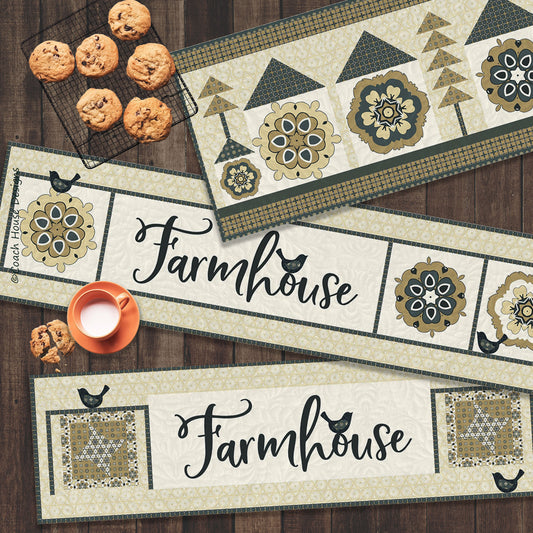 Farmhouse Runners Downloadable PDF Quilt Pattern