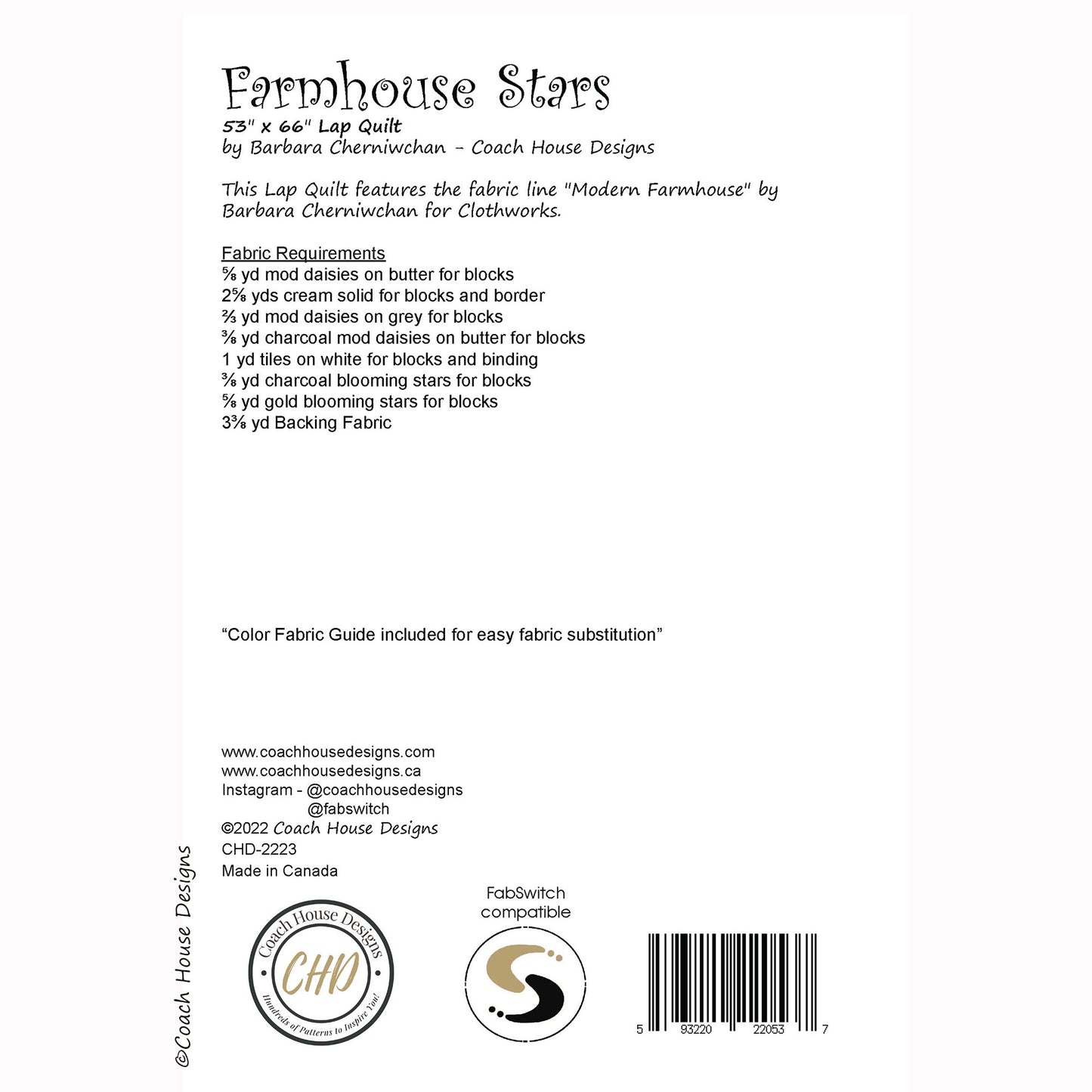 Farmhouse Stars Lap Quit Kit
