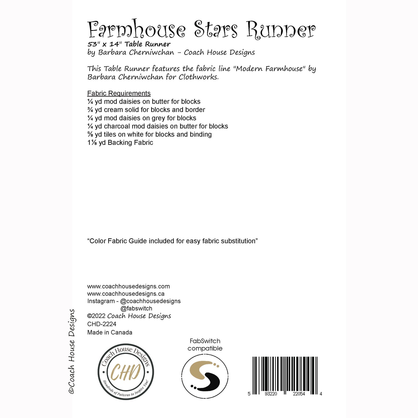 Farmhouse Stars Runner Kit