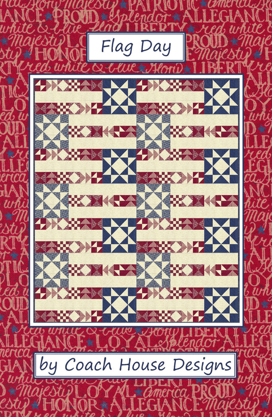 Flag Day Downloadable PDF Quilt Pattern
