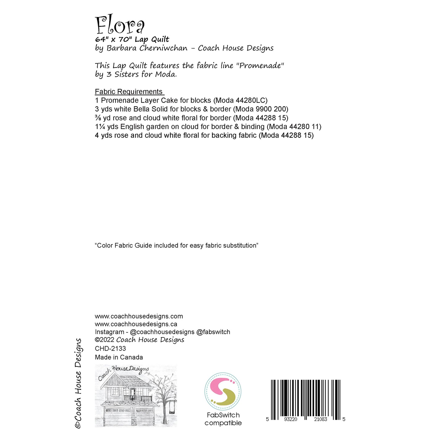 Flora Downloadable PDF Quilt Pattern