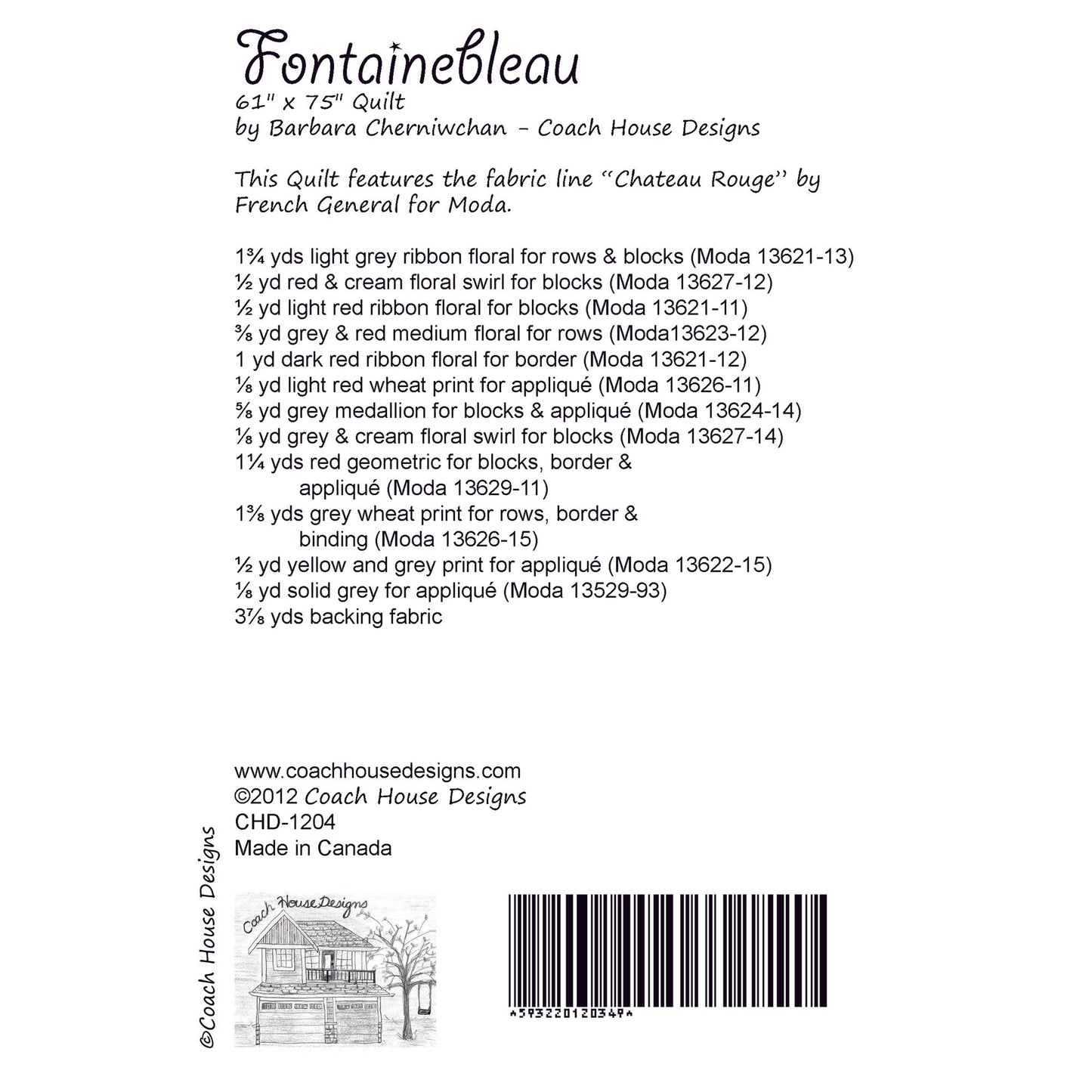Fontainebleau Downloadable PDF Quilt Pattern