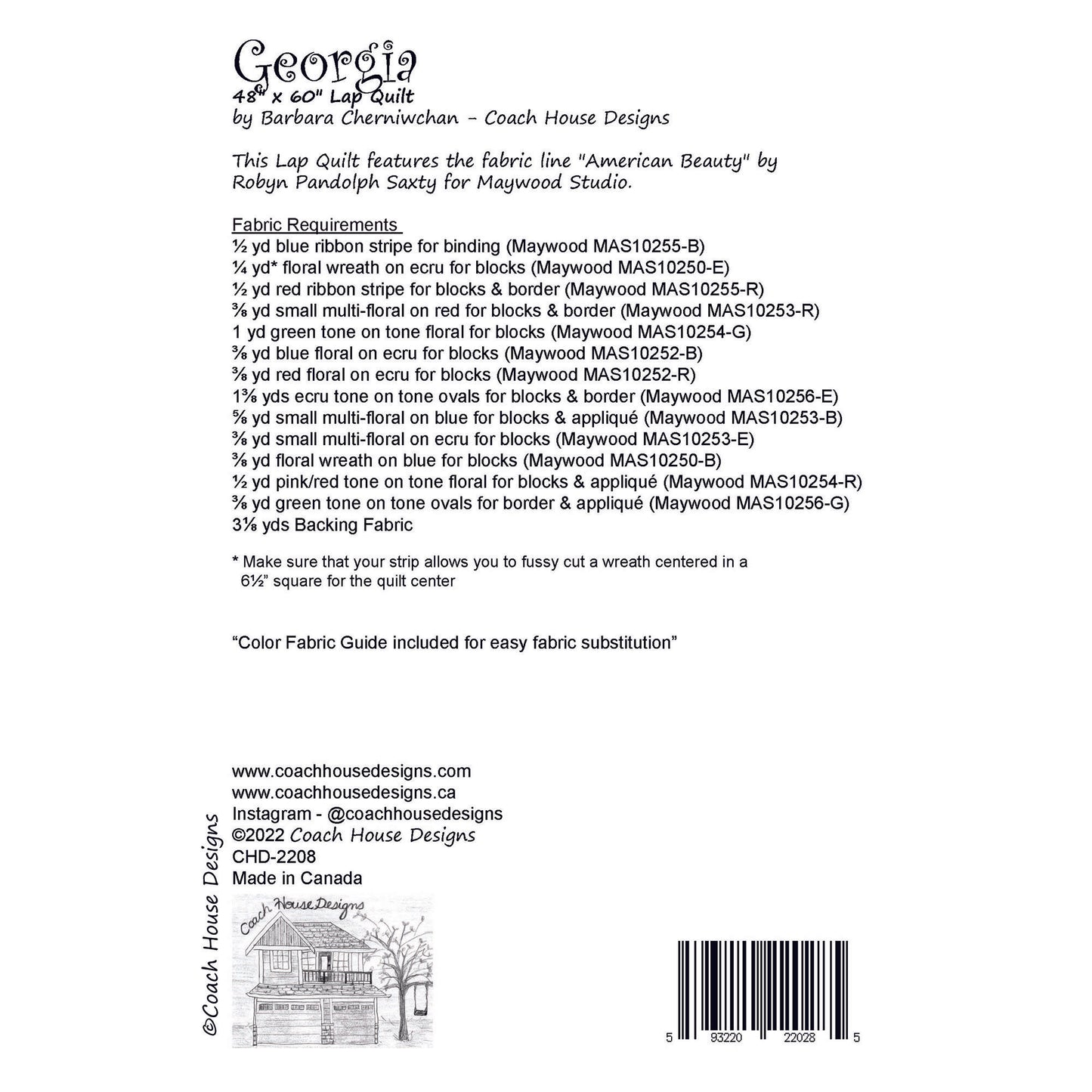 Georgia Quilt Pattern