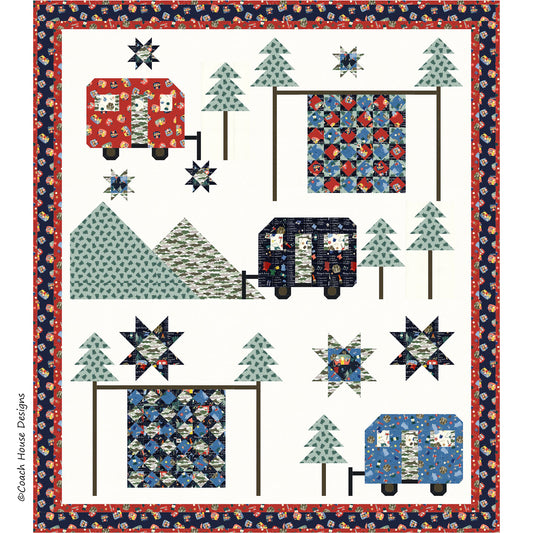 Go Camping! Downloadable PDF Quilt Pattern