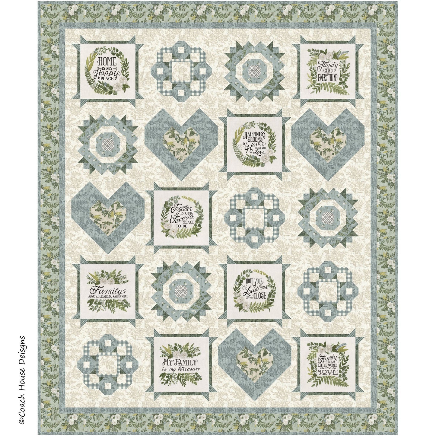 Happiness Sampler Downloadable PDF Quilt Pattern