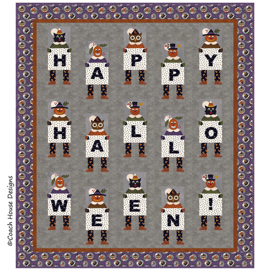 Happy Halloween Quilt Pattern