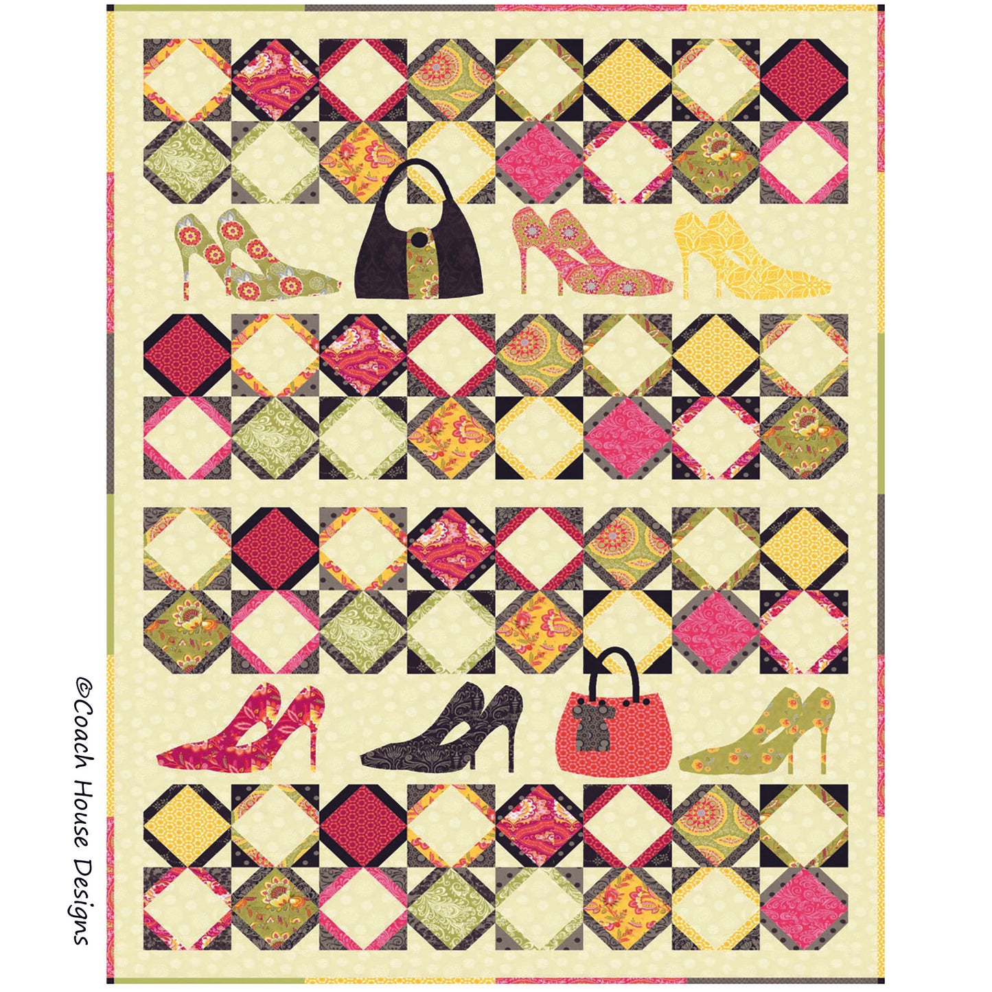 Heels Downloadable PDF Quilt Pattern