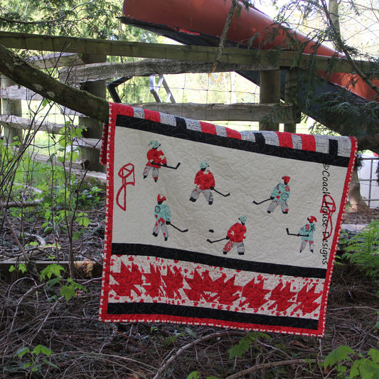 Hockey is our Game Quilt Pattern