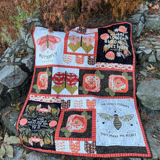 Hope Blooms Downloadable PDF Quilt Pattern