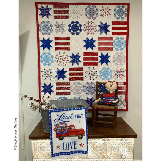 Independence Day Cake Downloadable PDF Quilt Pattern