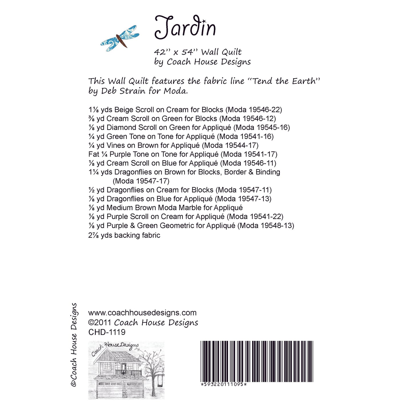 Jardin Downloadable PDF Quilt Pattern