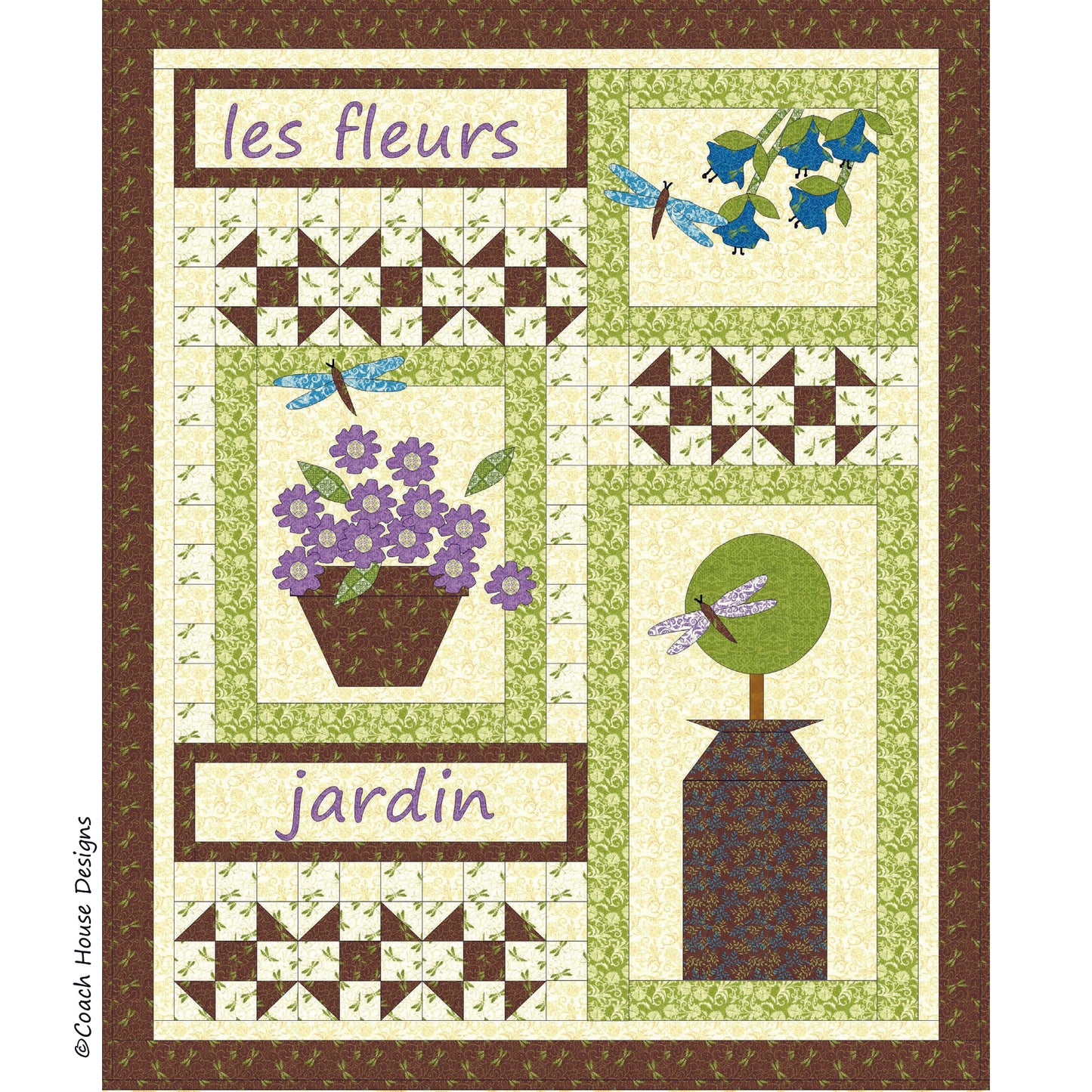 Jardin Downloadable PDF Quilt Pattern