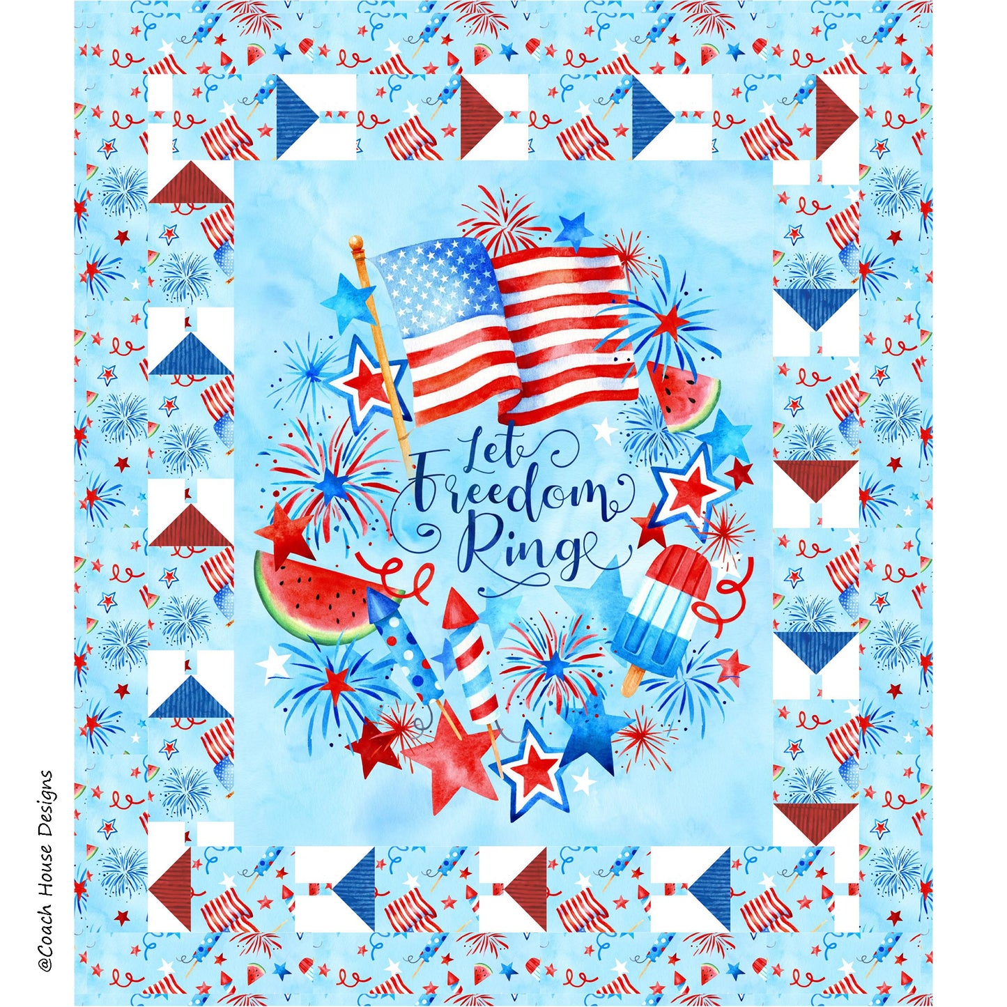 Celebrate May to August Downloadable PDF Quilt Pattern