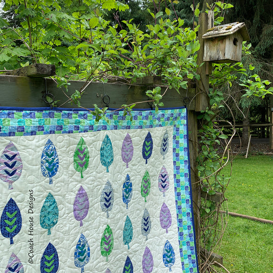 Leaves Downloadable PDF Quilt Pattern