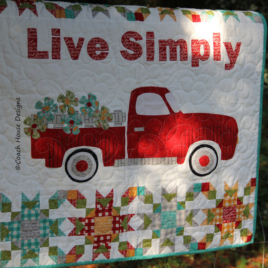 Live Simply Downloadable PDF Quilt Pattern