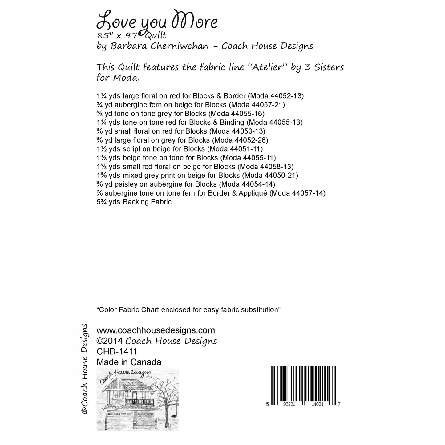 Love You More Quilt Pattern