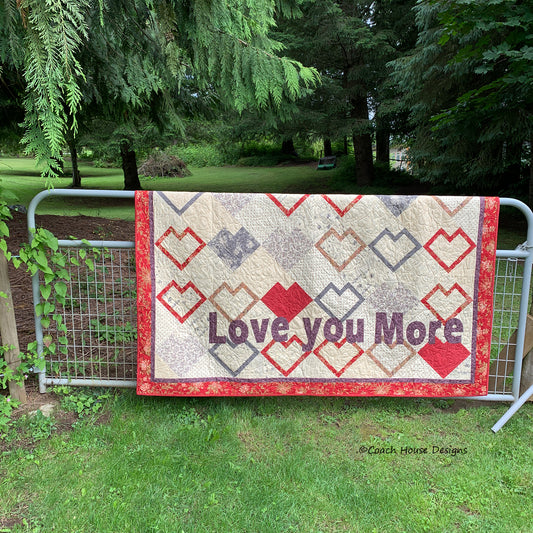 Love You More Downloadable PDF Quilt Pattern