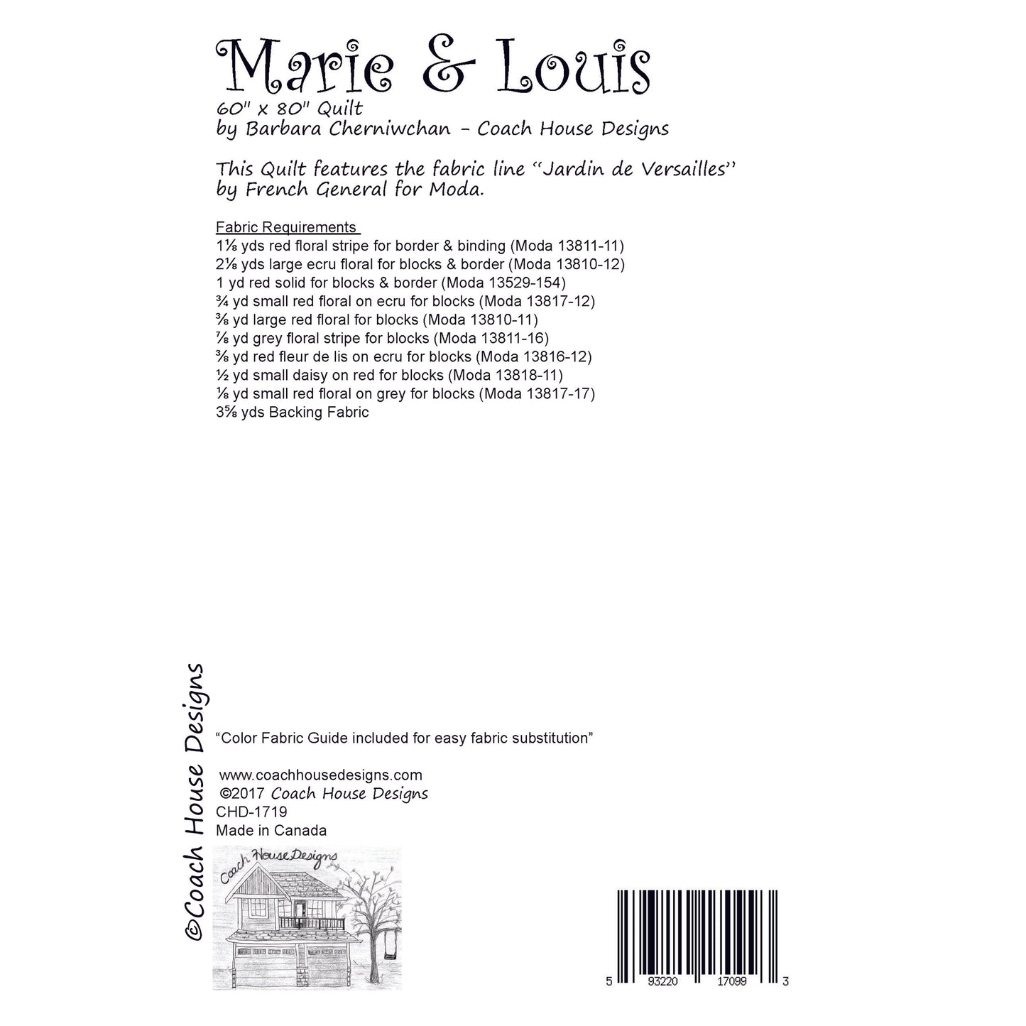 Marie & Louis Downloadable PDF Quilt Pattern