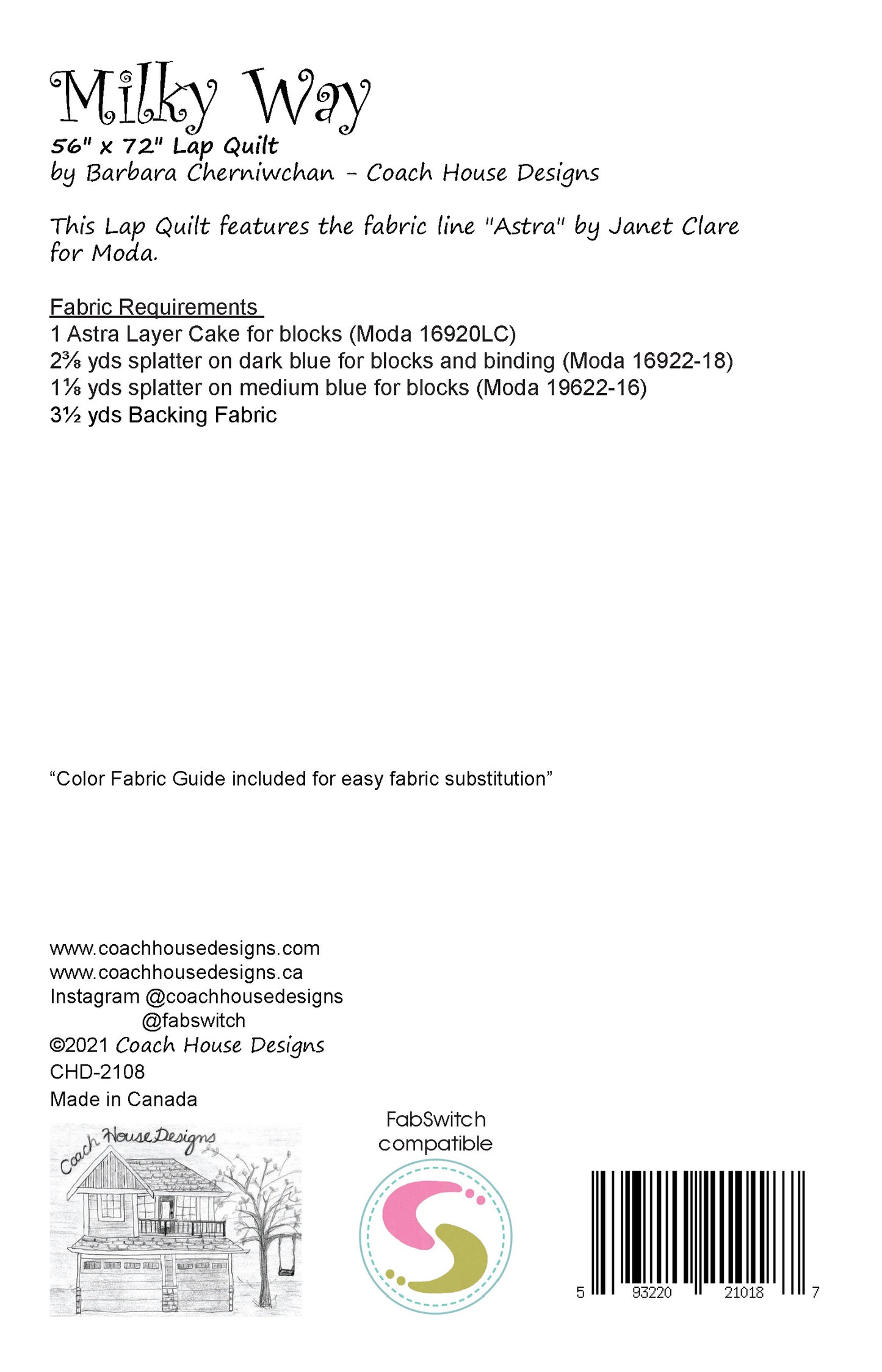 Milky Way Quilt Pattern