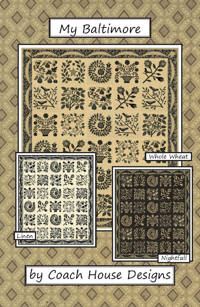 My Baltimore Downloadable PDF Quilt Pattern – Coach House Designs US