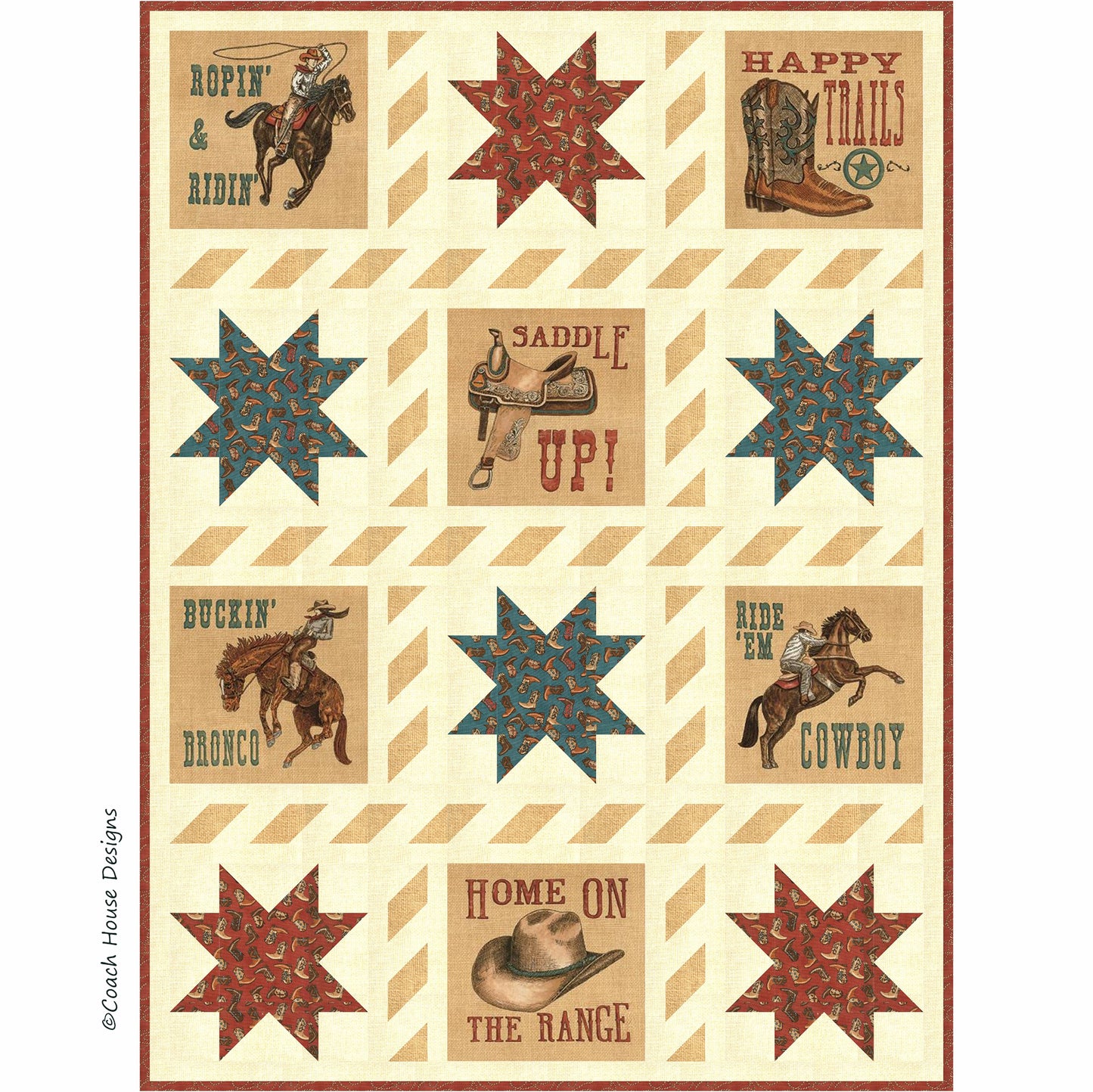 My Buckaroo Downloadable PDF Quilt Pattern