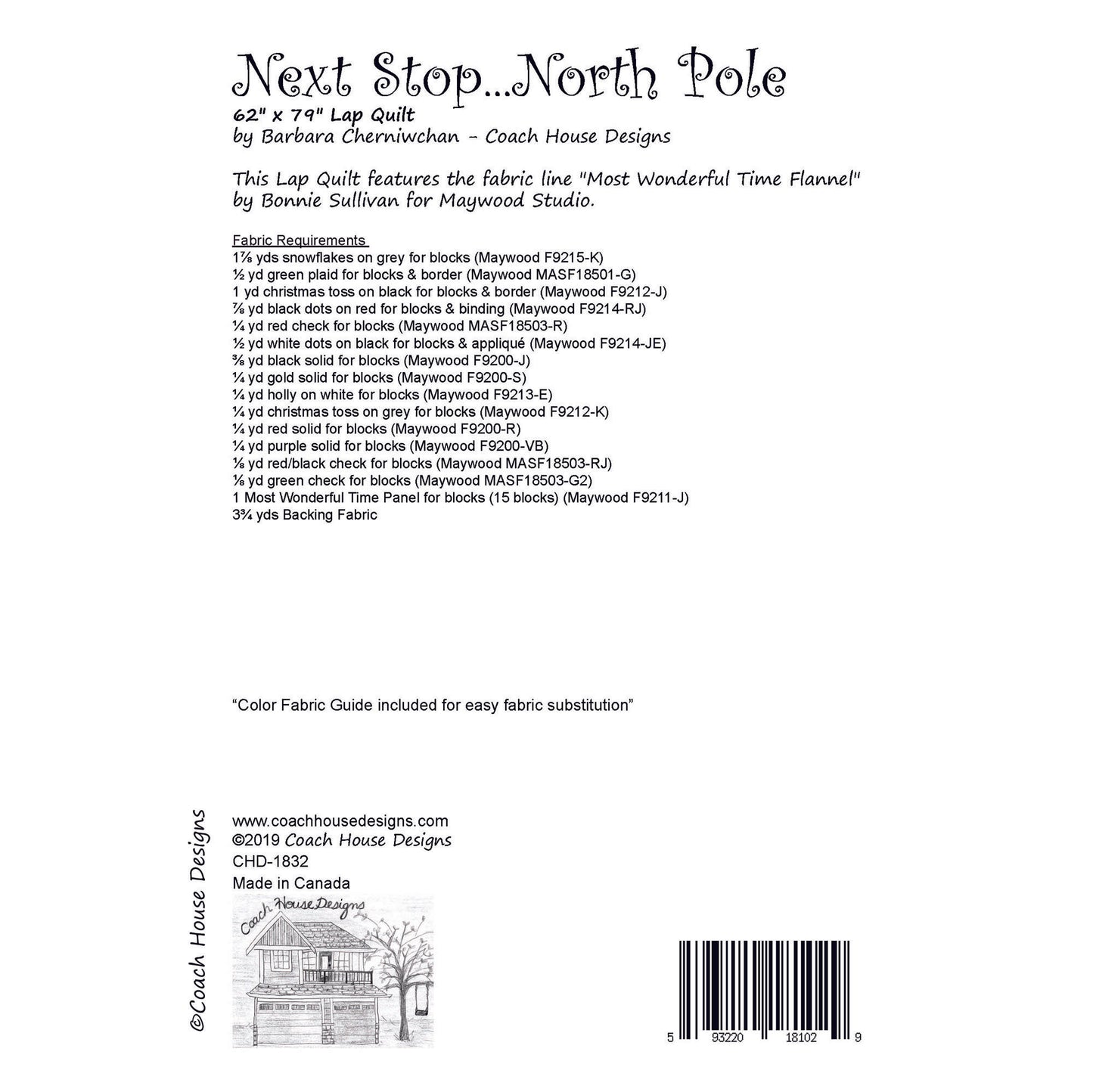 Next Stop....North Pole Downloadable PDF Quilt Pattern