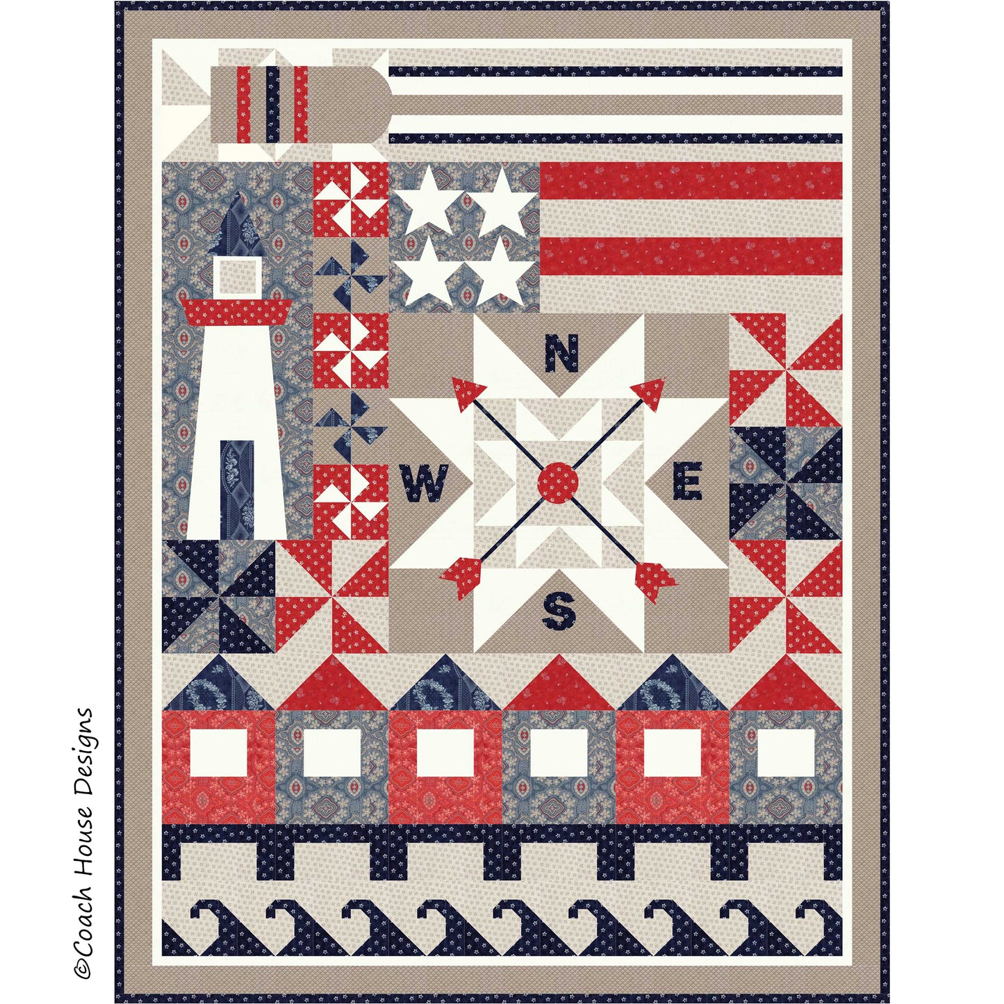 Longfellow Banners Downloadable PDF Quilt Pattern