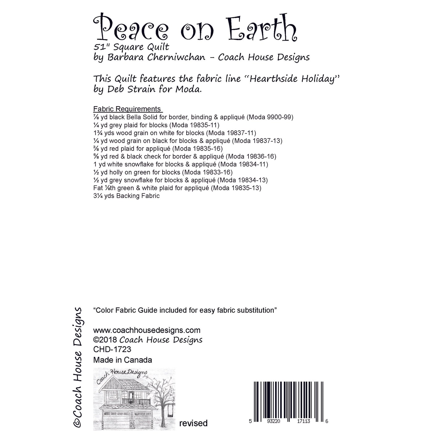 Peace on Earth Downloadable PDF Quilt Pattern