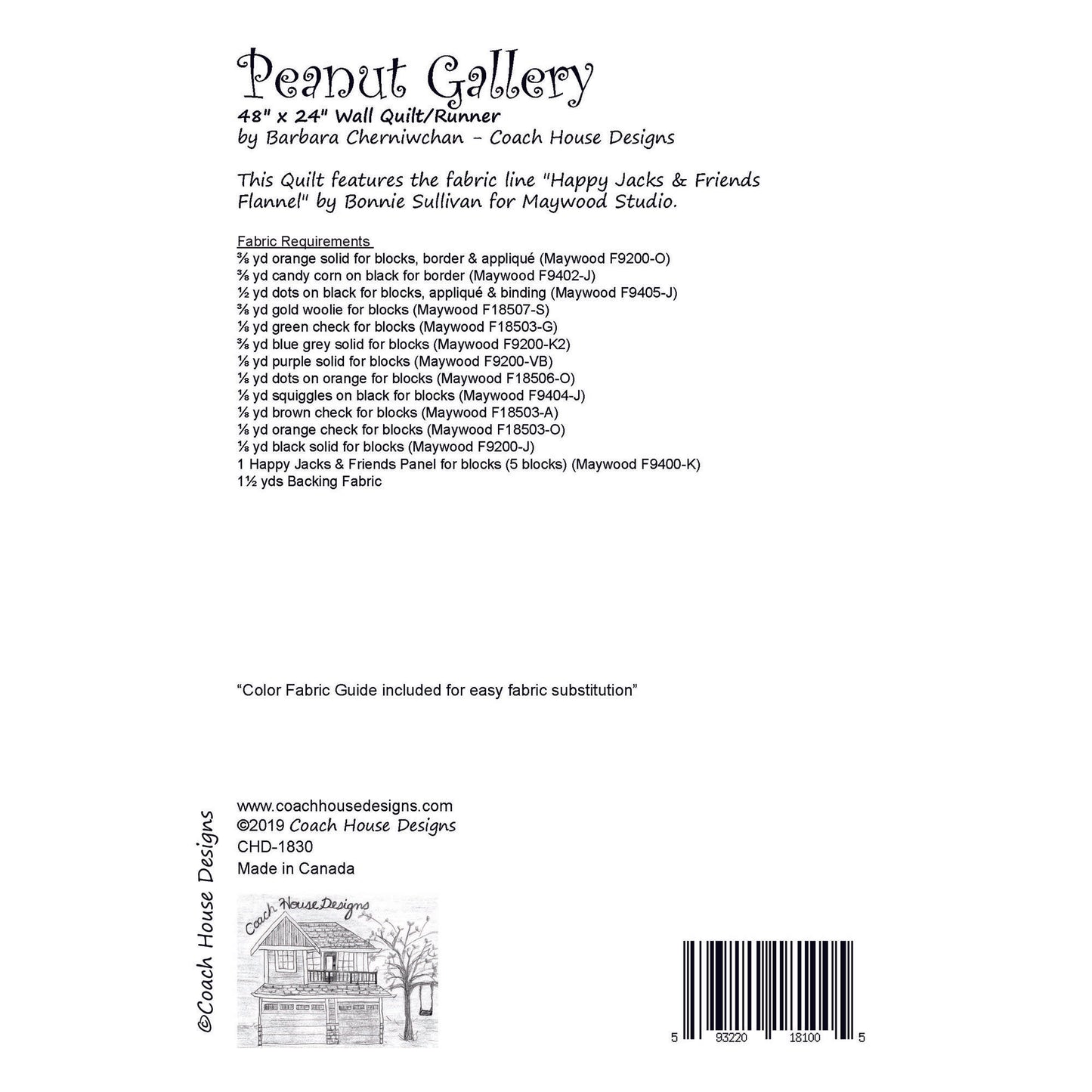 Peanut Gallery Quilt Pattern