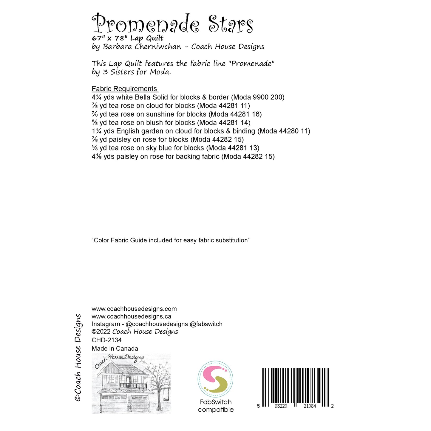 Promenade Stars Quilt Pattern