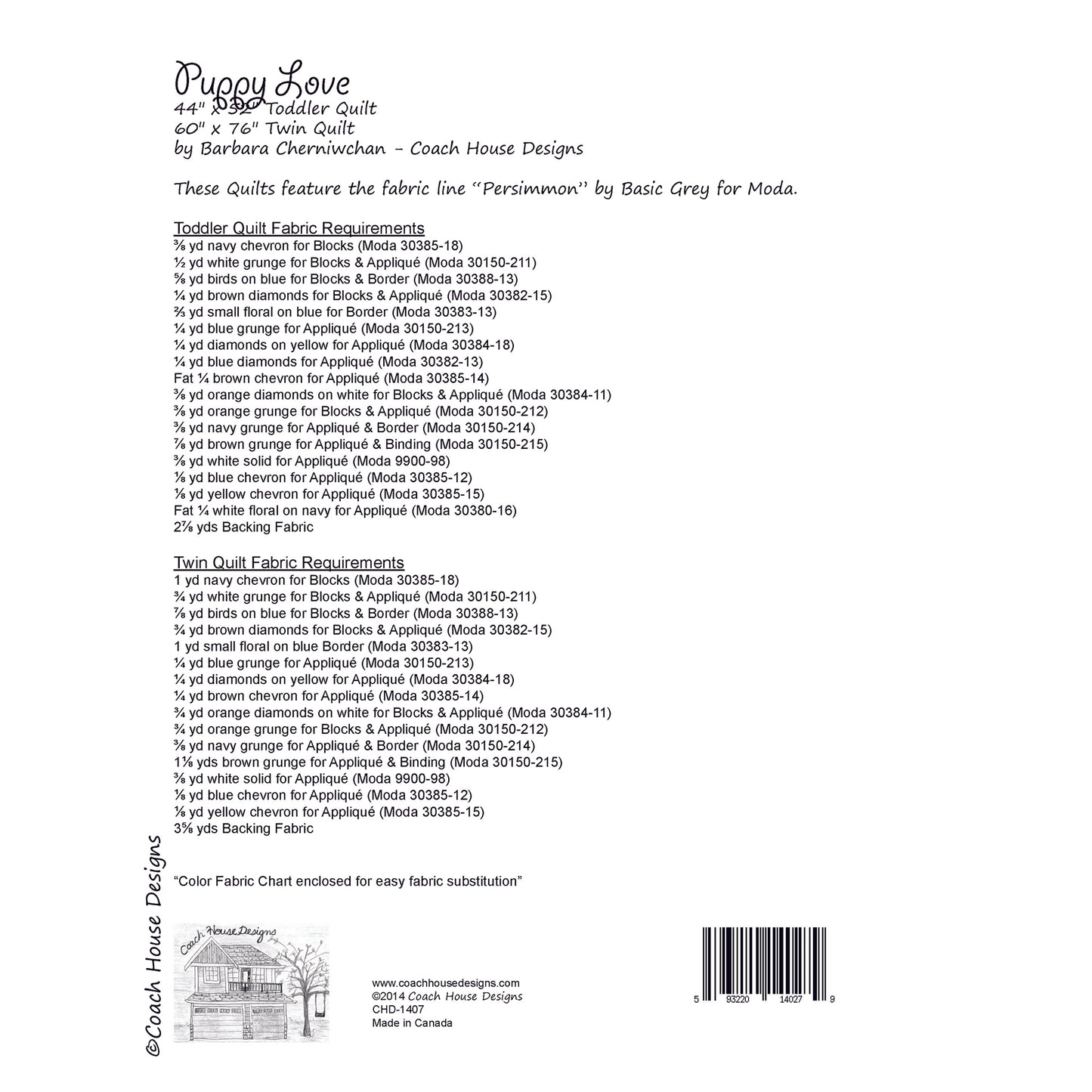 Puppy Love Quilt Pattern