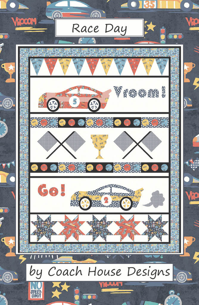 Race Day Downloadable PDF Quilt Pattern