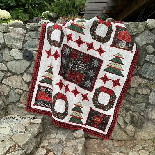 Rustic Christmas Downloadable PDF Quilt Pattern