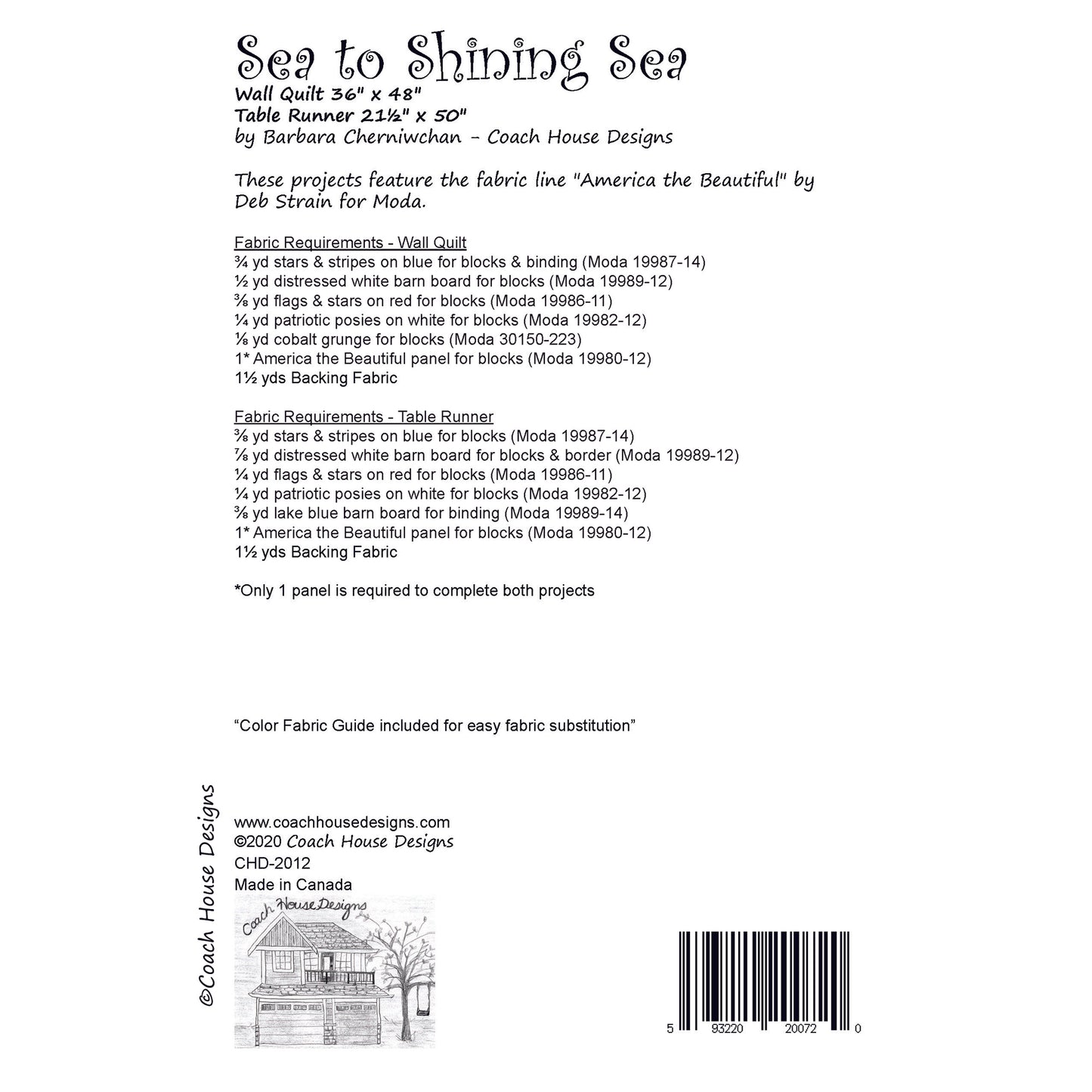 Sea to Shining Sea Downloadable PDF Quilt Pattern