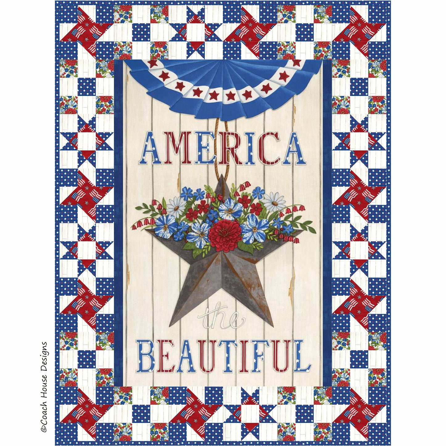 Sea to Shining Sea Downloadable PDF Quilt Pattern