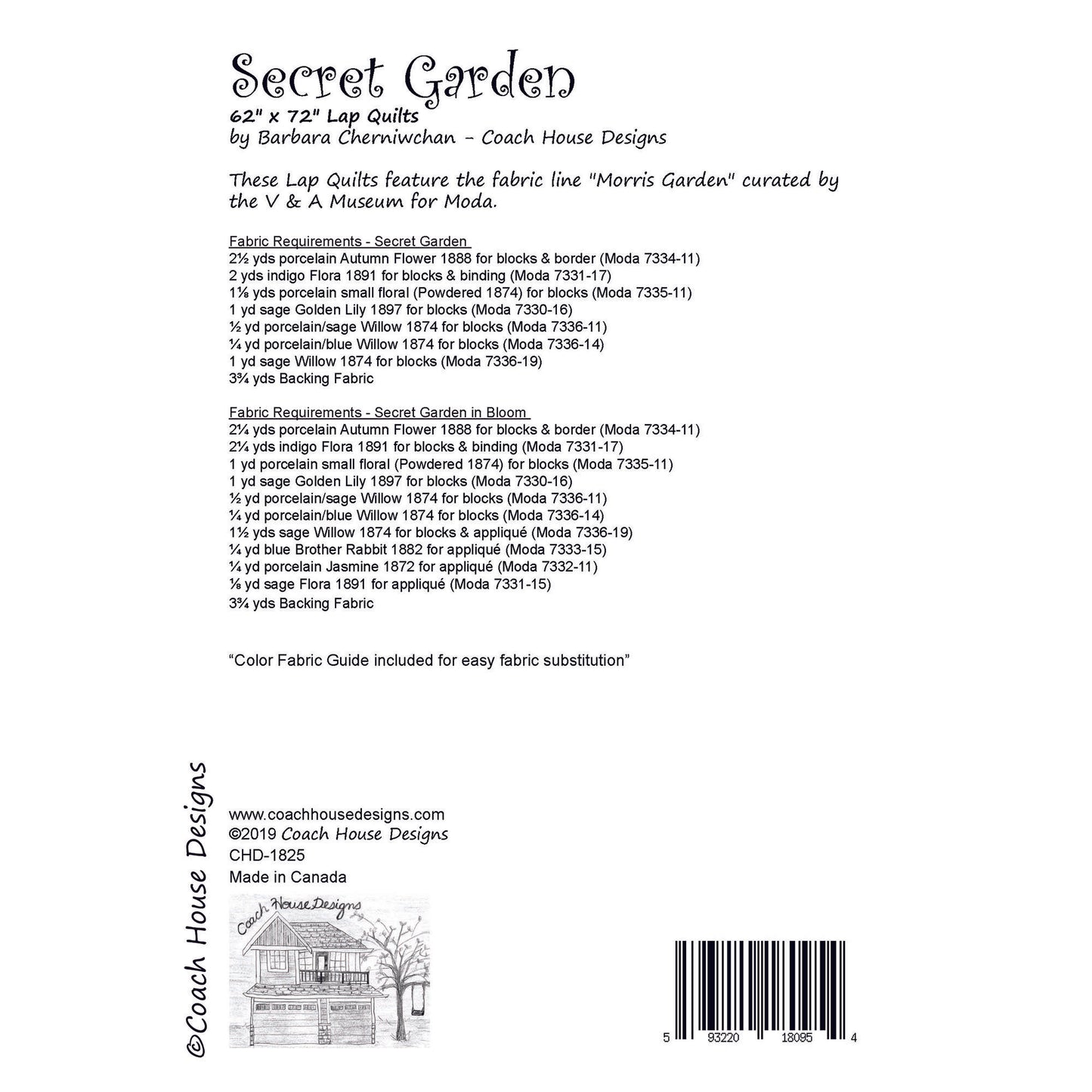 Secret Garden Quilt Pattern