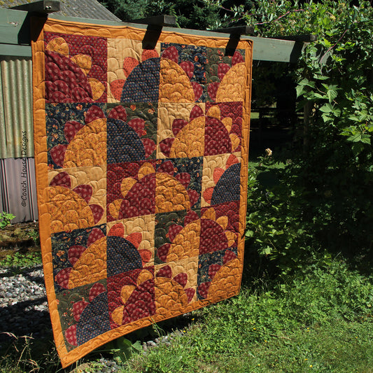 Setting Suns Quilt Pattern