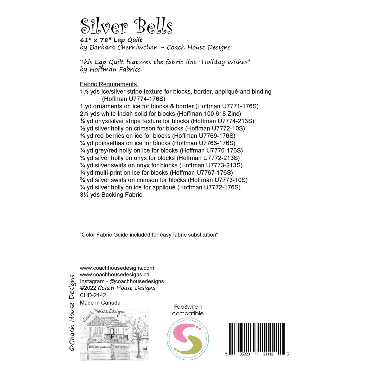 Silver Bells Quilt Pattern