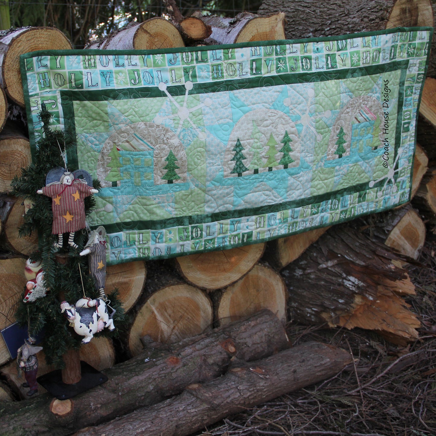 Snow Globes Downloadable PDF Quilt Pattern
