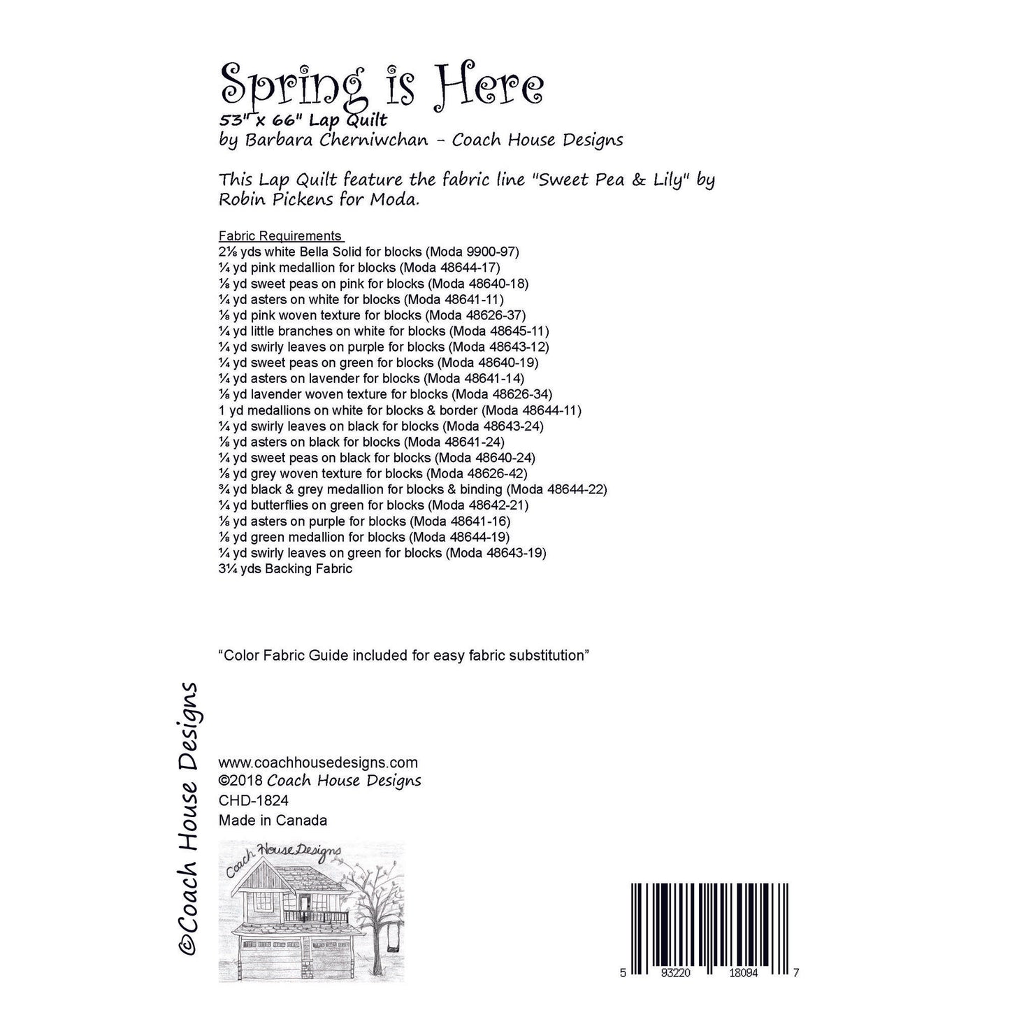 Spring is Here Downloadable PDF Quilt Pattern