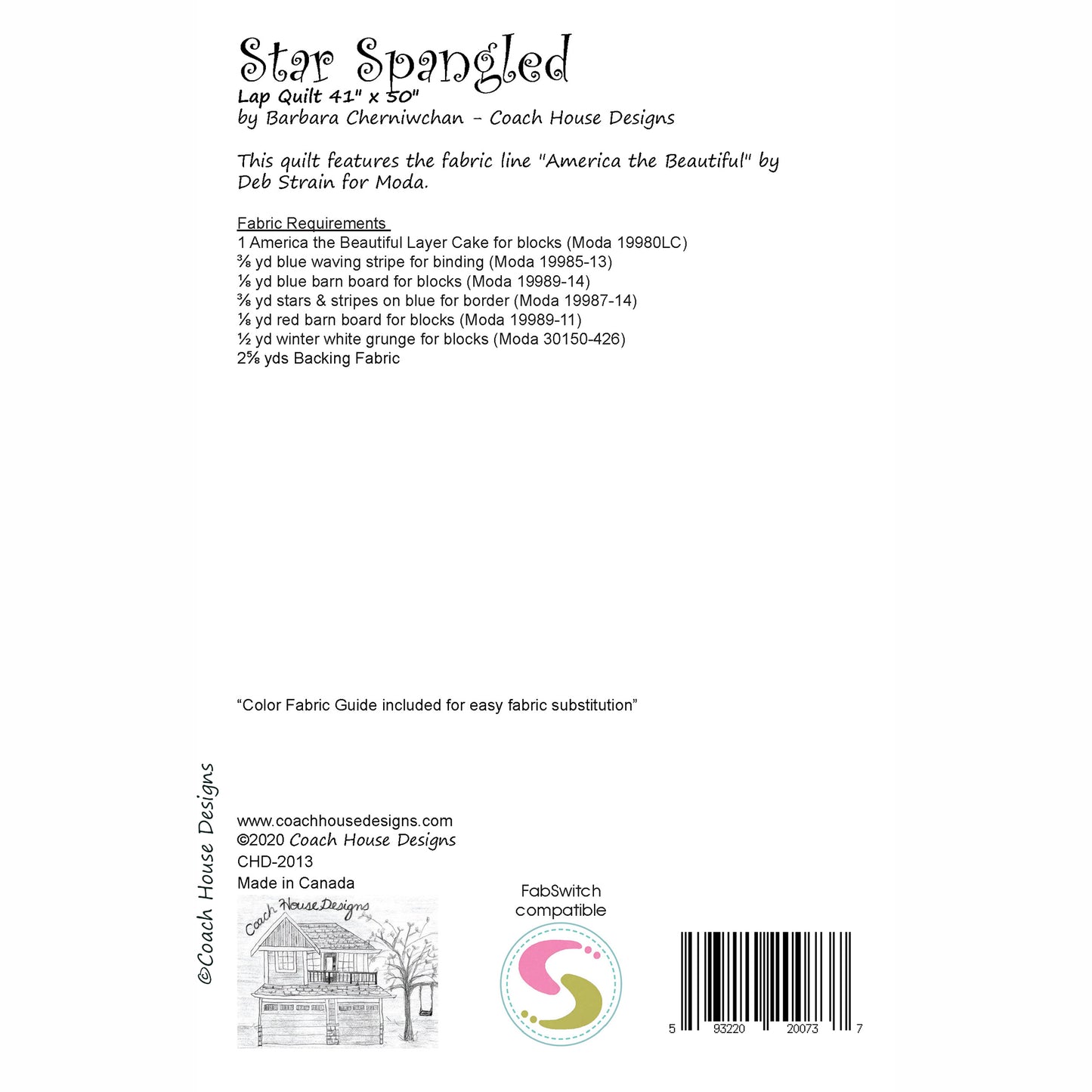 Star Spangled Downloadable PDF Quilt Pattern