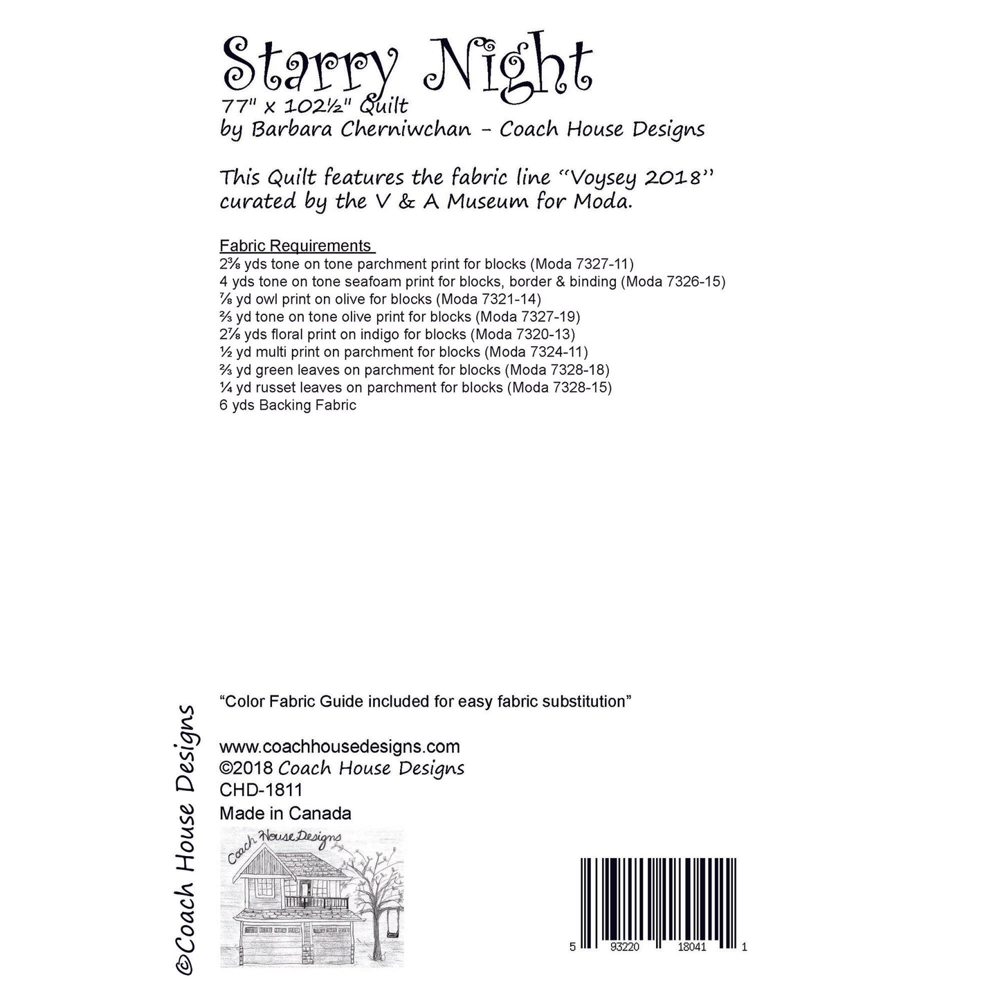 Starry Night Downloadable PDF Quilt Pattern