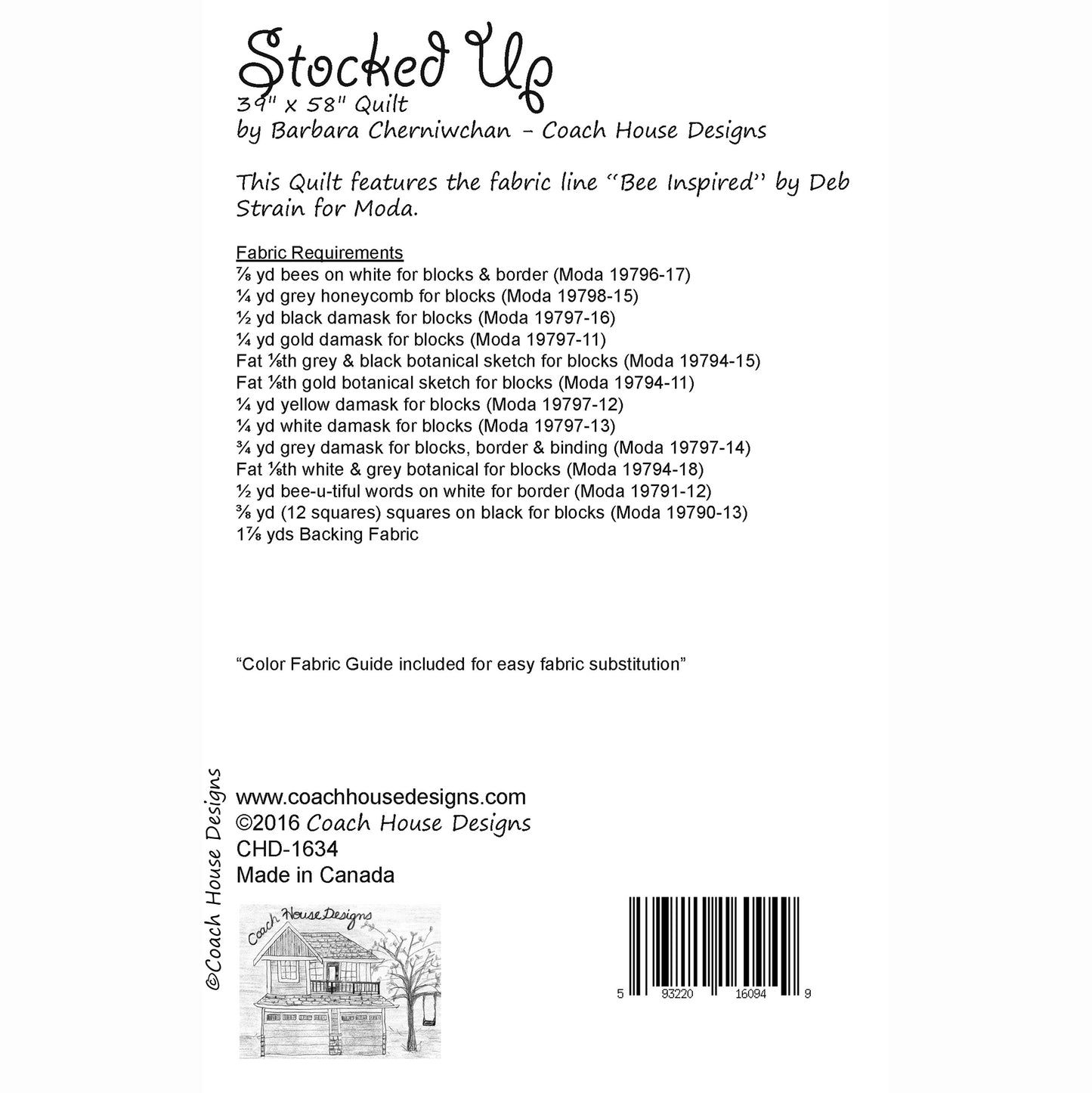 Stocked Up Downloadable PDF Quilt Pattern