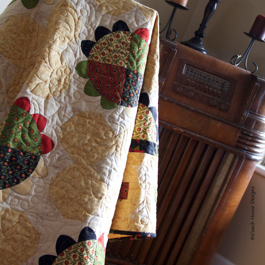 Sunflowers Downloadable PDF Quilt Pattern