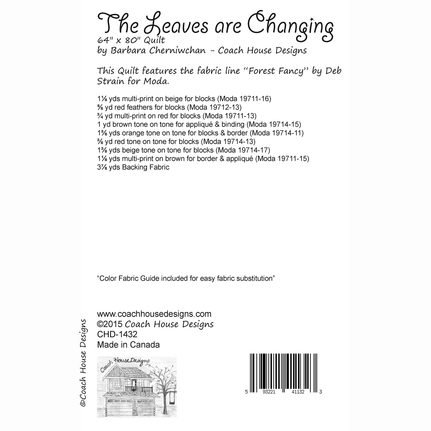 The Leaves are Changing Quilt Pattern